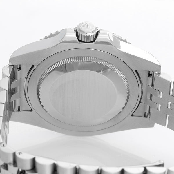 Men's Rolex GMT - Master II Stainless Steel Watch Black/Blue Bezel Batman 116710 (116710B)