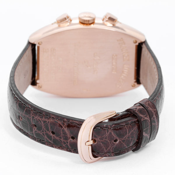 Franck Muller 18k Rose Gold Perpetual Moonphase Bi-Retro Chronograph 6850