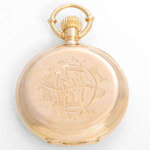 Jules Jurgensen 18K Yellow Gold Oversize Pocket Watch