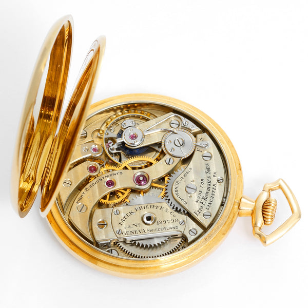 Patek Philippe & Co. 18K  Yellow Gold Open Face Pocket Watch