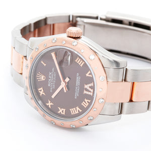 Rolex Steel-Everose Gold, Diamond 31mm Datejust 178341