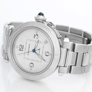 Cartier Pasha Steel Men's 38mm Automatic Watch W31031H3