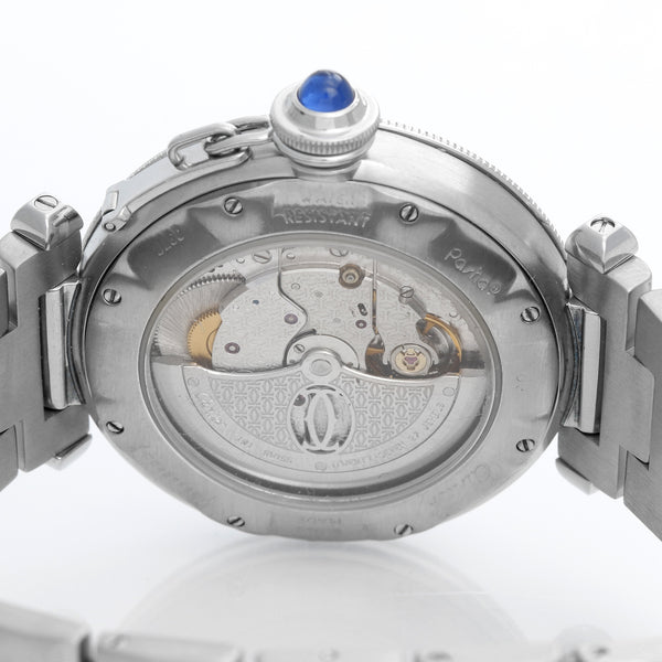 Cartier Pasha Steel Men's 38mm Automatic Watch W31031H3