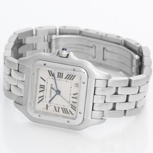Cartier Panther Stainless Steel Quartz Midsize 27mm Watch W25054P5 1310