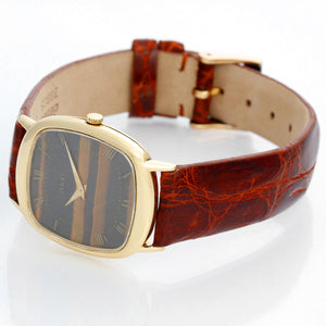 Piaget 18K Yellow Gold Tiger Eye Watch Ref. 9454