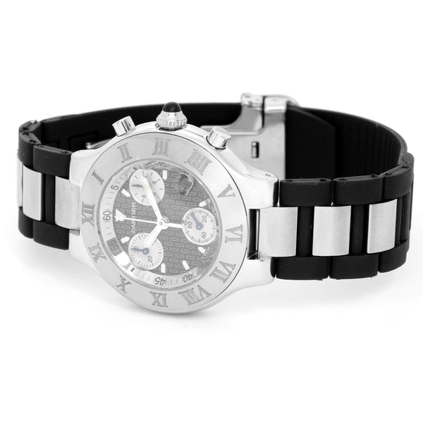 Cartier Must De 21 Cartier Chronoscaph  Men's Chronograph Watch W10172T2