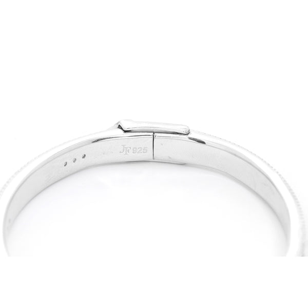 Jude Frances Sterling Silver and Black Rhodium Bangle