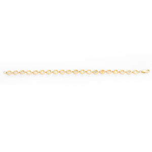 14K Yellow Gold Opal Bracelet