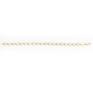 14K Yellow Gold Opal Bracelet