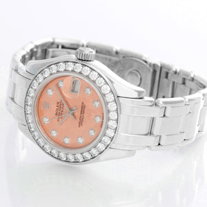 Rolex Pearlmaster 18k White Gold Ladies Watch 80299