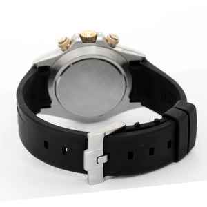 Rolex Daytona Steel & Gold 2-Tone Men's Watch Black Rubber Strap  116523
