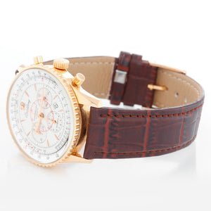Breitling 18K Yellow Gold Navitimer Montbrillant Chronograph Men's Watch H 41330