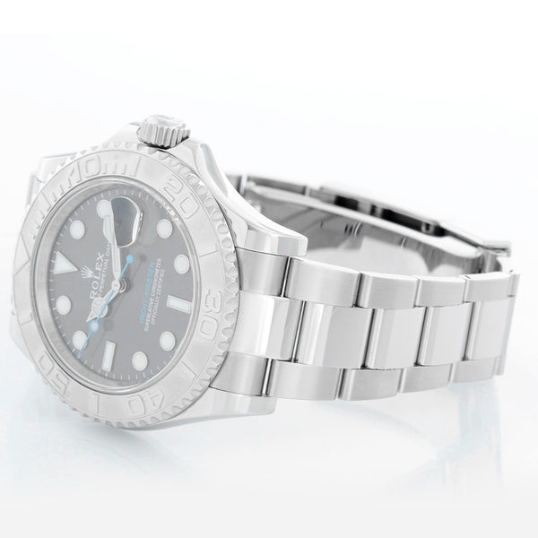 Rolex Dark Rhodium Yacht - Master Men's Stainless Steel Watch 116622