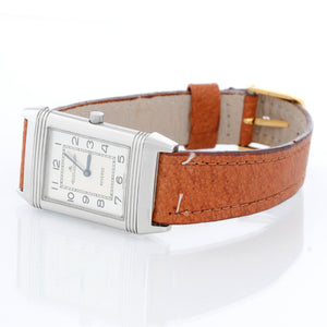 Jaeger Reverso Silver Dial Mens Watch 2500.8.86