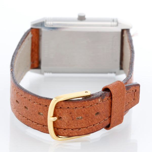 Jaeger Reverso Silver Dial Mens Watch 2500.8.86