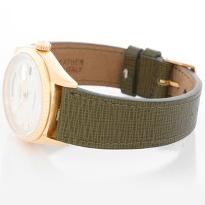 18k Gold Rolex President Day-Date Men's Watch 18238 Cream Dial