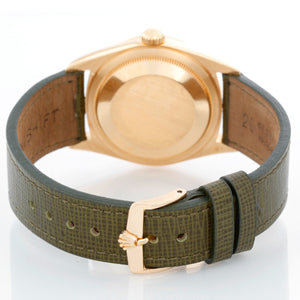 18k Gold Rolex President Day-Date Men's Watch 18238 Cream Dial