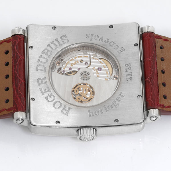 Roger Dubuis Golden Square  18K White Gold Watch