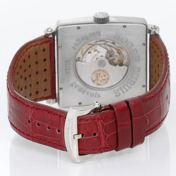 Roger Dubuis Golden Square  18K White Gold Watch