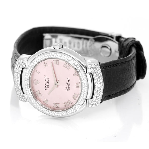 Rolex Cellini Cellissima  Ladies Silver -Rose Dial 6673/9