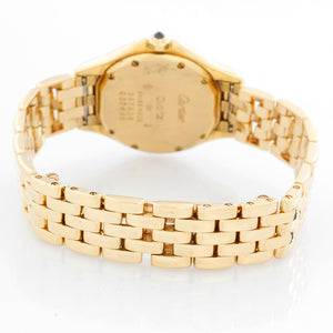 Cartier Cougar 18k Yellow Gold Ladies Quartz Watch 887904