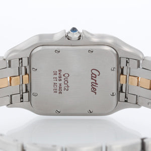 Cartier Panther Men's 2-Tone 1-Row Watch White Dial 1100