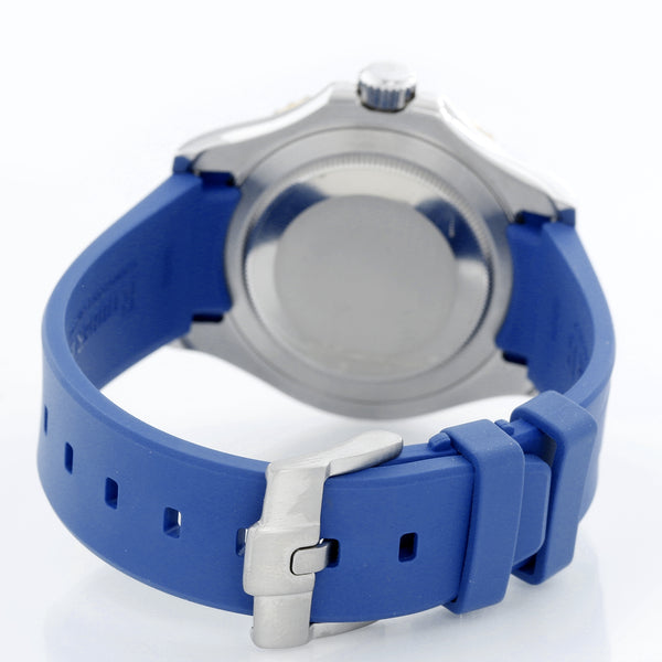 Rolex Yacht-Master Steel & Gold Men's 2-Tone Rubber Strap Watch 16623