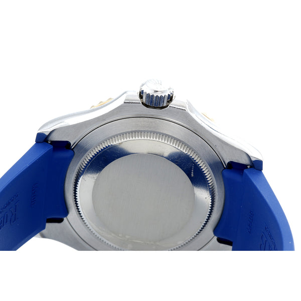 Rolex Yacht-Master Steel & Gold Men's 2-Tone Rubber Strap Watch 16623