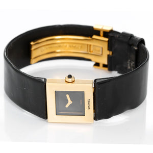 Chanel Matelasse 18 K Yellow Gold Ladies Watch