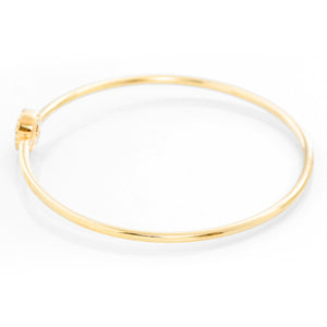 Sapphire and Diamond Halo Flex Bangle