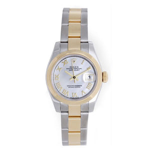 Rolex Datejust 2-Tone Watch Mother of Pearl Roman 179163