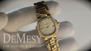 Patek Philippe Nautilus Ladies 18k Yellow Gold Diamond  Watch 4700/530J 001