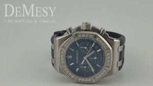 Audemars Piguet Royal Oak Blue Dial Chronograph Steel Ladies 26231ST.ZZ.D027CA.01