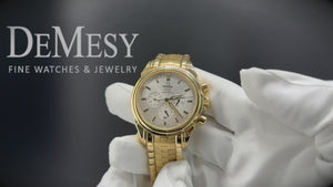 Omega DeVille Men's Yellow Gold  Co-Axial Chronograph Men's Watch  4141.30.00