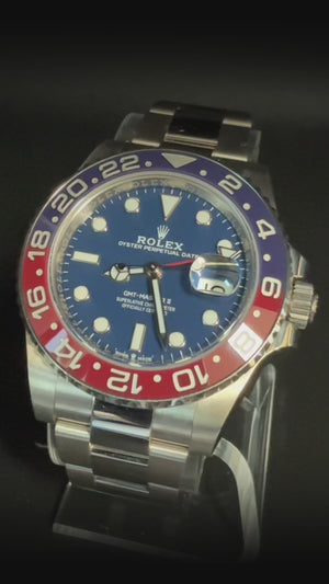 Rolex GMT - Master II White Gold " Pepsi " Ref. 126719 BLRO Men's Watch