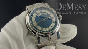 Breguet Marine Automatic Big Date Men's Stainless Steel Watch 5817 ST