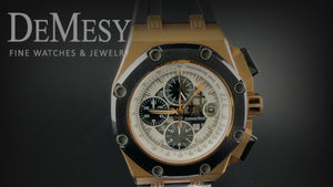 Audemars Piguet Rubens Barrichello II Offshore Chronograph Rose Gold Men's Watch 26078RO.OO.D002CR.01