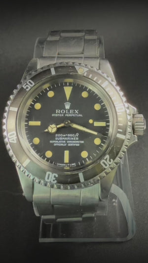Rolex Submariner 5512 Meters First "Neat Font" Long 5 Men's Watch