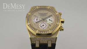 Audemars Piguet Royal Oak Chronograph Men's 18k Yellow Gold Watch 26068BA.ZZ.D088CR.01