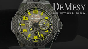 Hublot Big Bang Ferrari Ceramic Carbon Fiber Chronograph Watch 401.CQ.0129.VR