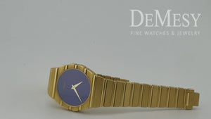 Piaget Polo 18K Yellow Gold Midsize Lapis Lazuli Watch 791C701