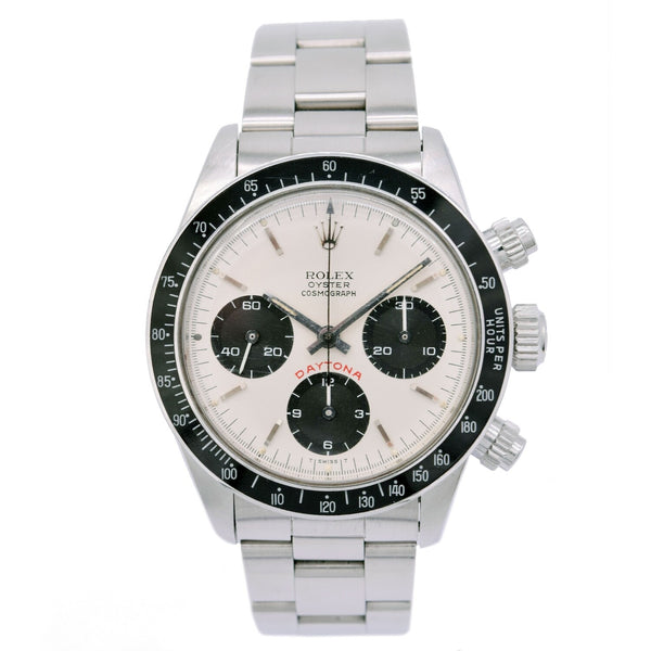 Rolex Red Cosmograph Daytona Model 6263 Men's Watch Silver Dial