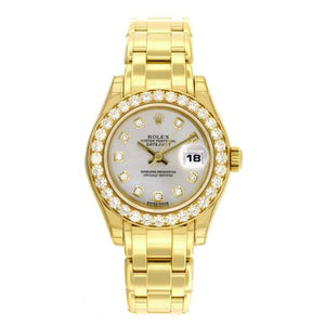 Ladies Rolex Masterpiece/Pearlmaster Watch 80298 Silver Dial