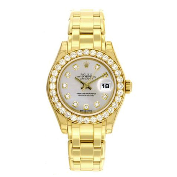Ladies Rolex Masterpiece/Pearlmaster Watch 80298 Silver Dial