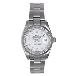 Rolex Datejust Stainless Steel Watch 179160 White Dial