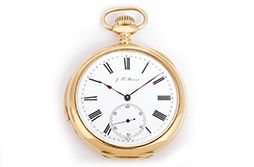 Vintage J.P. Stevens Minute Repeater Open Face Pocket Watch 