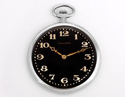 Touchon Vintage 18k White Gold Pocket Watch ca. 1920's