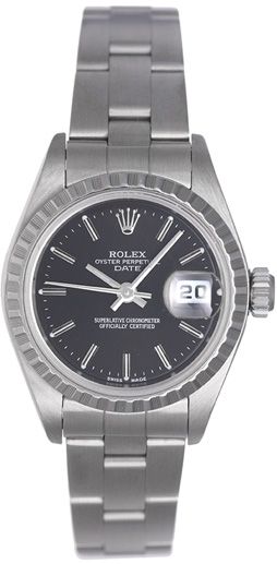 Rolex Ladies Date Stainless Steel Watch 79240