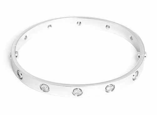 Cartier Love Bracelet Size 17 with Screwdriver 