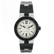 Bvlgari Aluminium Silver Dial  Mens Watch AL 38 A
